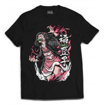 CAMISETA NEZUKO ATAQUE - DEMON SLAYER