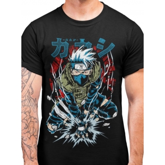 CAMISETA NARUTO - KAKASHI RAIKIRI