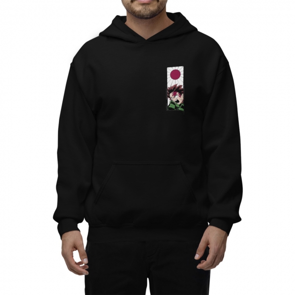 MOLETOM DEMON SLAYER - TANJIRO CHAMAS