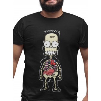 CAMISETA SIMPSONS - BART SKULL