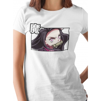 CAMISETA DEMON SLAYER - NEZUKO QUADRO