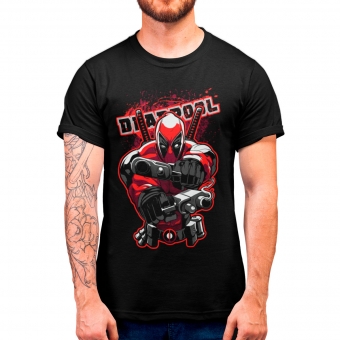 CAMISETA DEADPOOL GUNS
