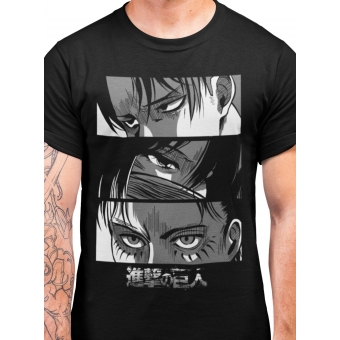 CAMISETA ATTACK ON TITAN - EREN MIKASA