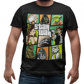 CAMISETA STAR WARS - RETRO
