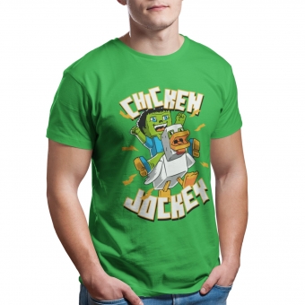 CAMISETA MINECRAFT - CHICKEN JOCKEY