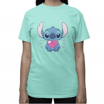 CAMISETA STITCH CORAÇÃO