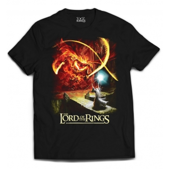 CAMISETA SENHOR DOS ANÉIS - ABISMO NEGRO