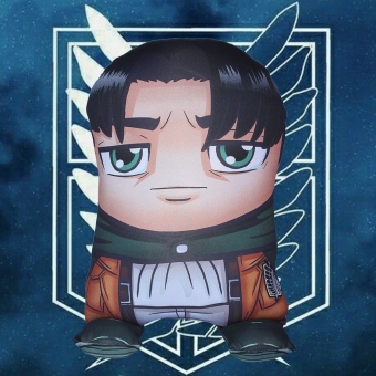 ALMOFADA FOFURITOS LEVI - ATTACK ON TITAN