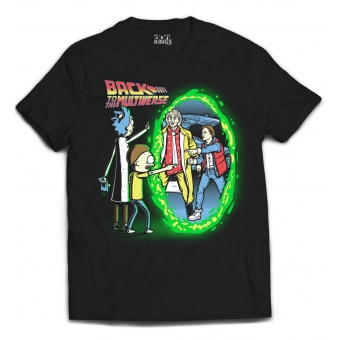 CAMISETA RICK AND MORTY - BACK TO THE MULTIVERSE