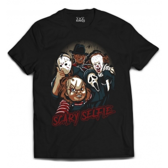CAMISETA TERROR - SCARY SELFIE