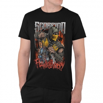 CAMISETA MORTAL KOMBAT - SCORPION FLAWLESS