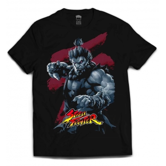 CAMISETA STREET FIGHTER -  AKUMA