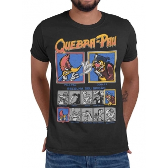 CAMISETA QUEBRA PAU - PICA PAU