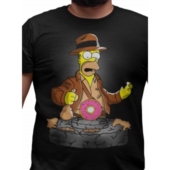 CAMISETA SIMPSONS - INDIANA HOMER