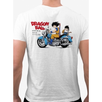 CAMISETA DRAGON BALL - GOHAN MOTORCYCLE