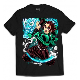 CAMISETA DEMON SLAYER - TANJIRO KAMADO