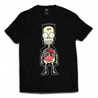 CAMISETA SIMPSONS - BART SKULL