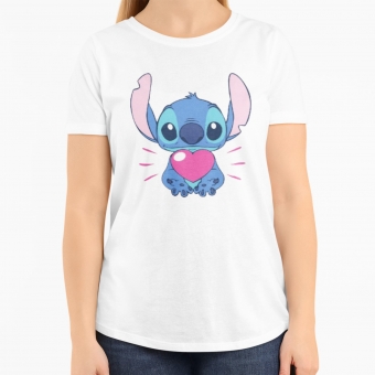 CAMISETA STITCH CORAÇÃO