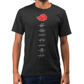 CAMISETA NARUTO - AKATSUKI SÍMBOLO