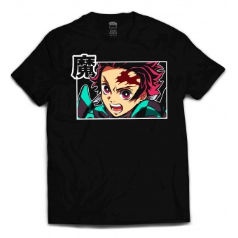 CAMISETA DEMON SLAYER - TANJIRO QUADRO