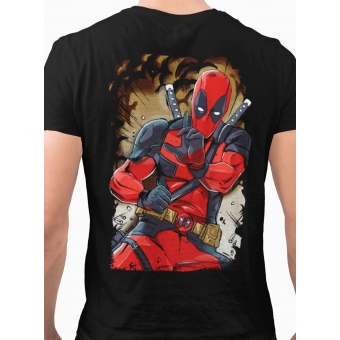 CAMISETA DEADPOOL SHIELD