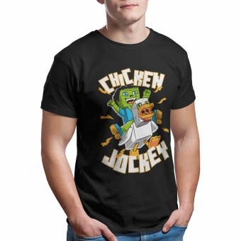 CAMISETA MINECRAFT - CHICKEN JOCKEY
