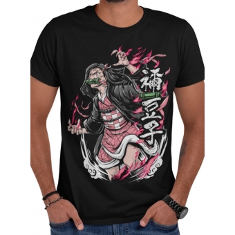 CAMISETA NEZUKO ATAQUE - DEMON SLAYER
