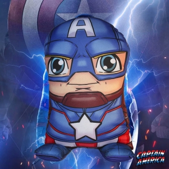 ALMOFADA FOFURITOS CAPITÃO AMÉRICA