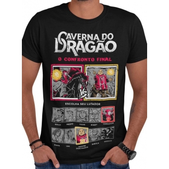 CAMISETA CAVERNA DO DRAGÃO - O CONFRONTO