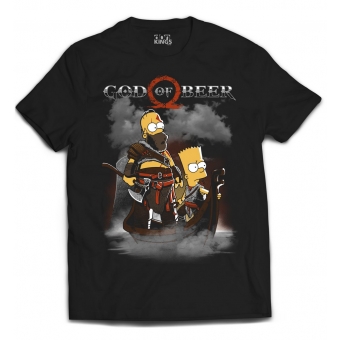 CAMISETA SIMPSONS - GOD OF BEER