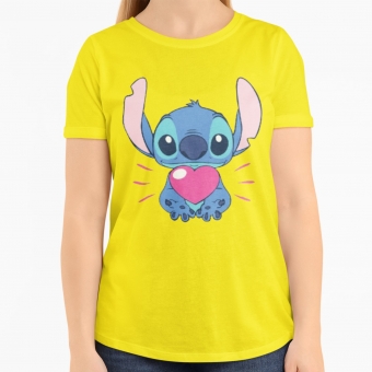 CAMISETA STITCH CORAÇÃO