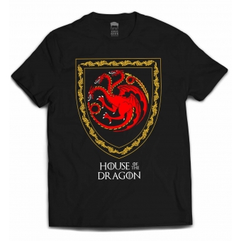 CAMISETA HOUSE TARGARYEN - HOUSE OF THE DRAGON