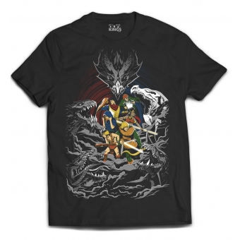 CAMISETA CAVERNA DO DRAGÃO - DUNGEONS & DRAGONS
