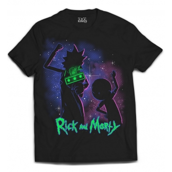 CAMISETA RICK AND MORTY - SPACE JAM