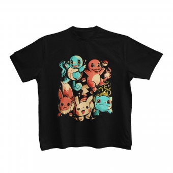 CAMISETA MINI GEEK - POKÉMONS