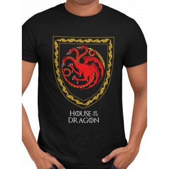 CAMISETA HOUSE TARGARYEN - HOUSE OF THE DRAGON