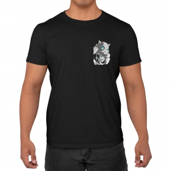 CAMISETA DEMON SLAYER - INOSUKE COMBATE